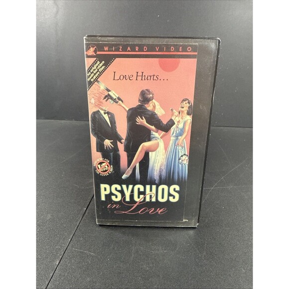 Psychos In Love vintage VHS Wizard Video Cult Horror - Picture 1 of 6